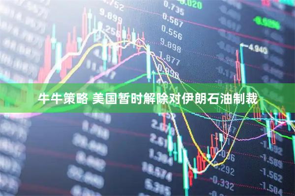牛牛策略 美国暂时解除对伊朗石油制裁